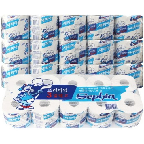 꿈을이루는집 새피아 프리미엄 3겹 데코 26m (10롤)