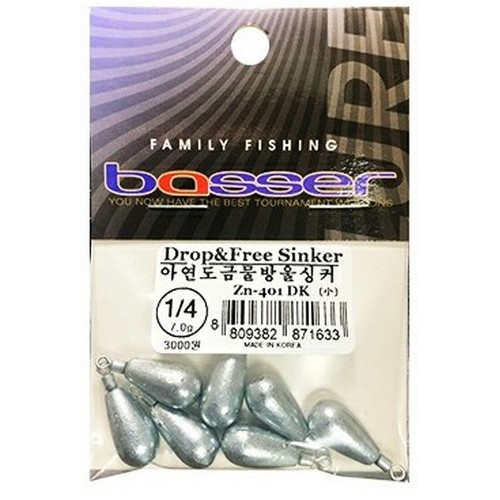 배서 아연도금 물방울 싱커