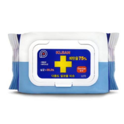 파니코 KLEAN-19 다용도 알코올 소독티슈 캡형 60매