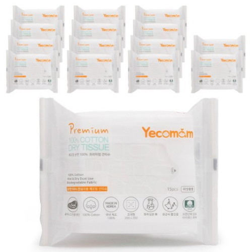 예꼬맘 순면 건티슈 15매