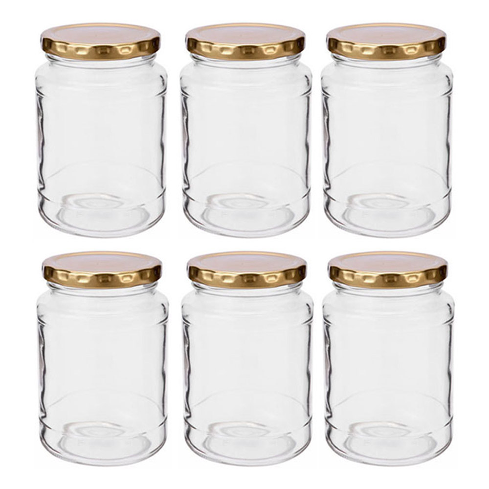 테크팩 원형 유리병 500ml