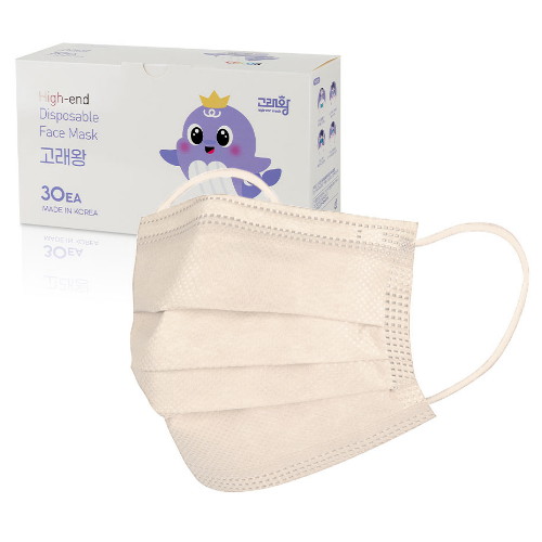 고라니프렌즈 고래왕마스크 특대형 샤크림베이지 30매입