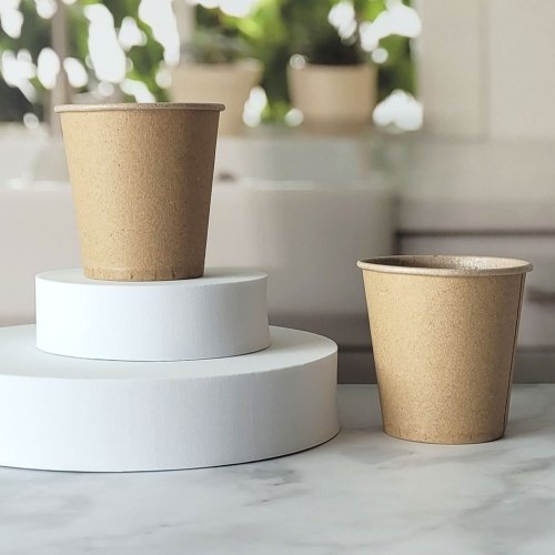 6.5온스 친환경 크라프트 무지 종이컵