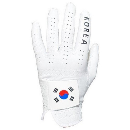 MPK인터내셔널  국가대표 태극기 타공 양피 골프장갑