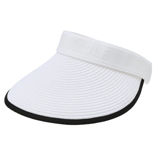 LF 헤지스골프 라인배색 썬캡 HWHE3E402OW