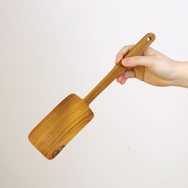 비프로젝트  바른락 티크 우드 슬림 뒤집개