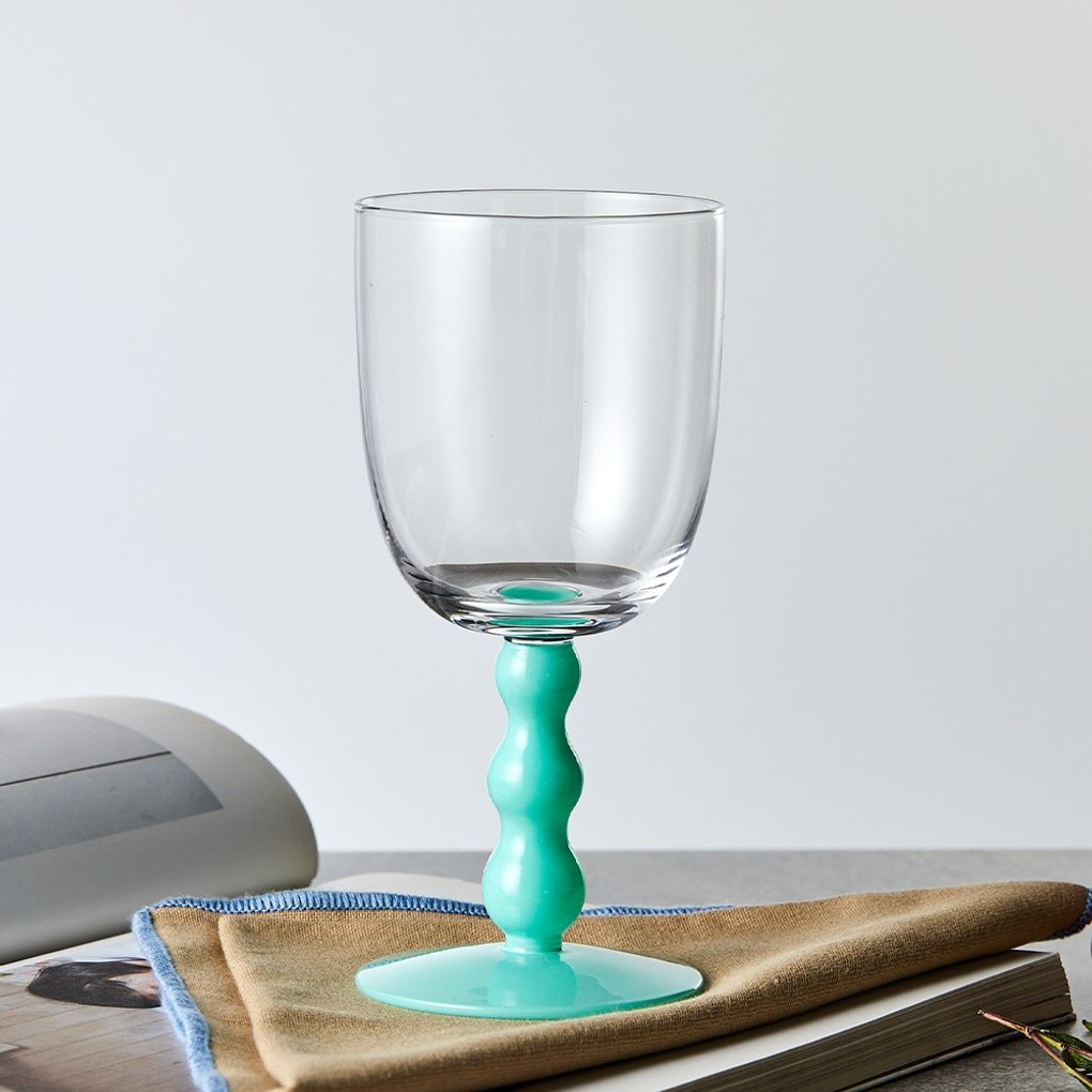 모던하우스 봉봉 위글 고블렛 milky green 270ml