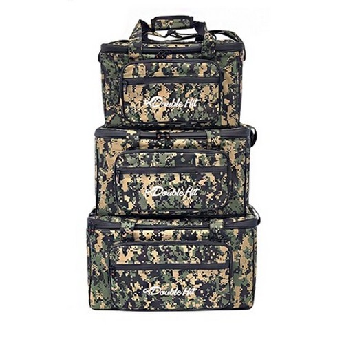 더블히트  밀리터리 블랙 보조가방