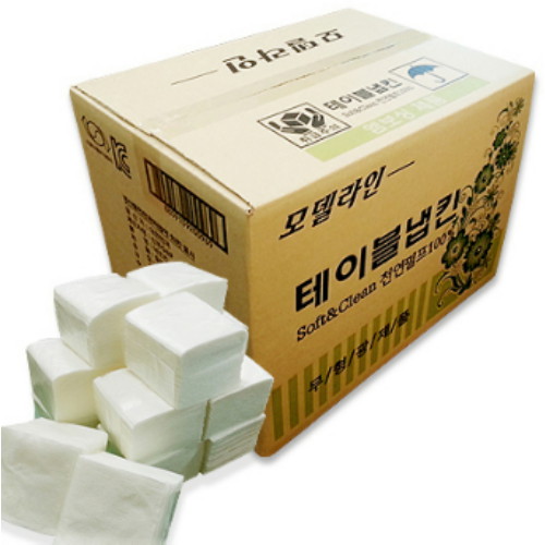 신라제지 모델라인 테이블냅킨 4,800매 + 케이스