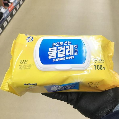 이마트 노브랜드 손으로 쓰는 물걸레 청소포 100매