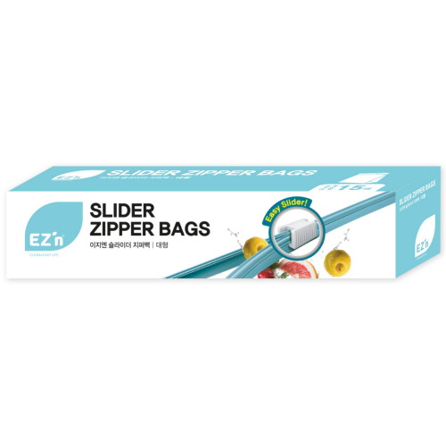 이지엔  슬라이드 지퍼백 대형 15매