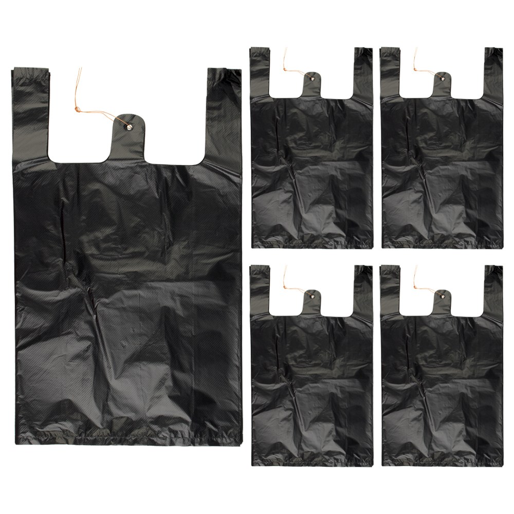 베로나  손잡이 마트봉투 검정 5L 100매