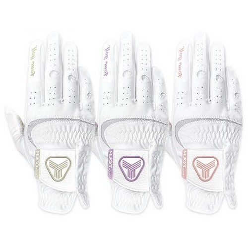 파워그립 화이트 여성용 골프장갑 오른손 TGW-10