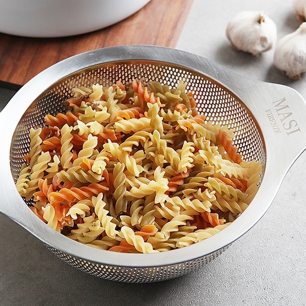 마시피렌체  스텐 핸들 콜렌더 채반 대