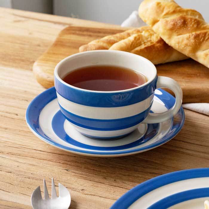 코니쉬웨어 블루 커피잔 세트