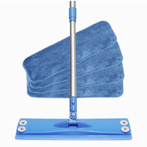 모아텍스 말끄미 국산 일반형 밀대 블루 +극세사리필패드 루프형/블루 4매 SET