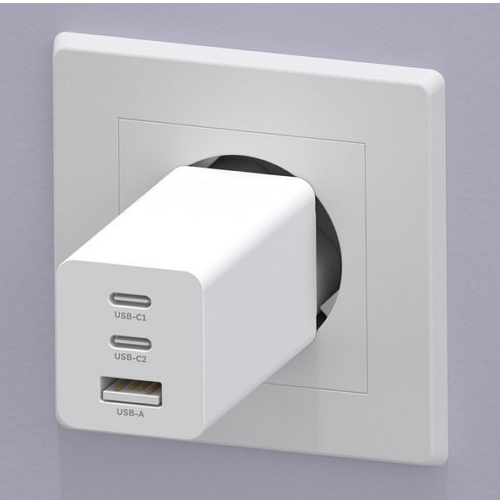 트윈스아이디어 비하겐 ZETTA PD PPS 65W 3포트 GaN 충전기 TWID683