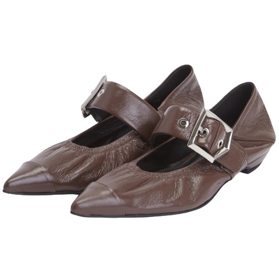 슈콤마보니 폴리곤 메리제인 플랫 DG1DA23507BRN