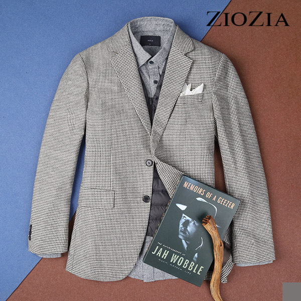 지오지아 멜란지 하운드투스 캐주얼 자켓_AAA4KG1101