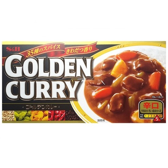 S&B  골든카레 매운맛 198g