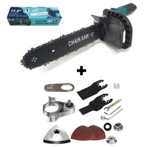 앵글 그라인더 멀티커터 어댑터 OT-221 + 그라인더 부착 체인톱