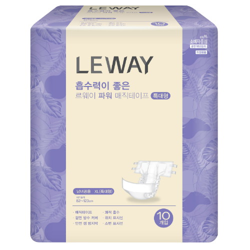 르웨이 흡수력이 좋은 파워 매직테이프 특대형 10개