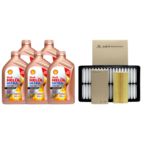 쉘  힐릭스 울트라 ECT C2/C3 0W30 5L + 순정필터 기아 셀토스 디젤