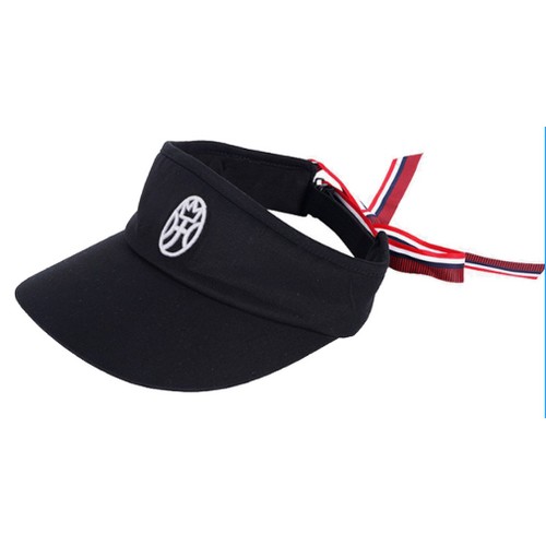 까스텔바작  리본 배색 썬바이저 모자(BGCMGC715 BK)