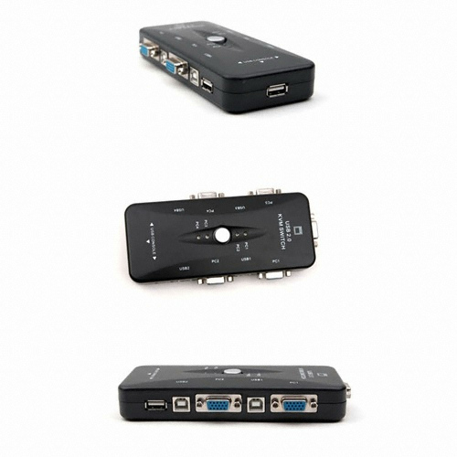 라이트컴 Coms USB2.0 4포트 KVM 스위치 (U2477)