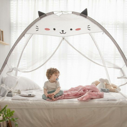 베베데코 원터치 프리미엄 모기장 냥이