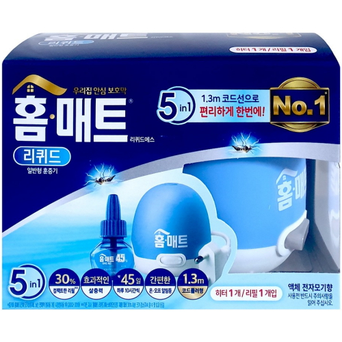 홈매트 리퀴드 코드형 + 무향 교체용 45일{본품9개+리필9개}