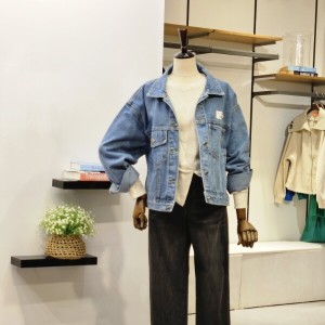 반에이크 베리 더블 데님 자켓 VB2XDJQ301Z