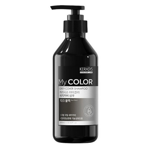 케라시스 마이컬러 새치커버 샴푸 다크블랙 400ml