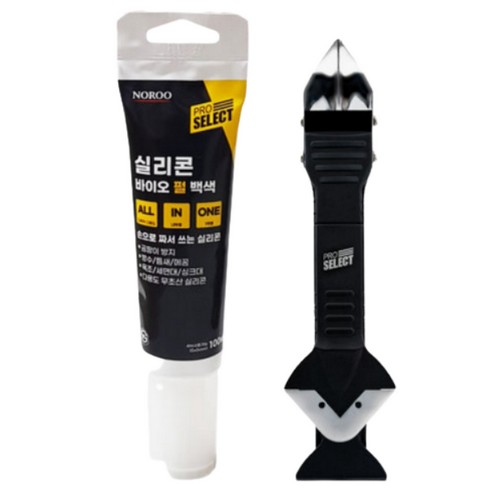노루페인트  프로셀렉트 실리콘 바이오 펄 100ml + 실리콘 스크래퍼 헤라