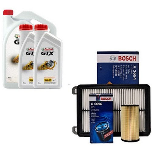캐스트롤  GTX SP/C3 5W30 8L + 보쉬필터 현대 올뉴 투싼TL 2.0 디젤