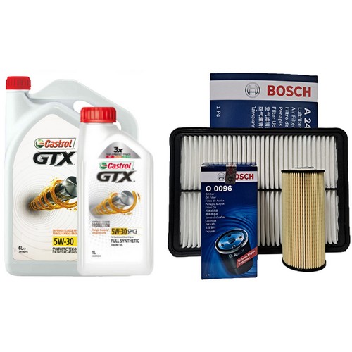 캐스트롤  GTX SP/C3 5W30 7L + 보쉬필터 기아 뉴 쏘렌토R XM 디젤