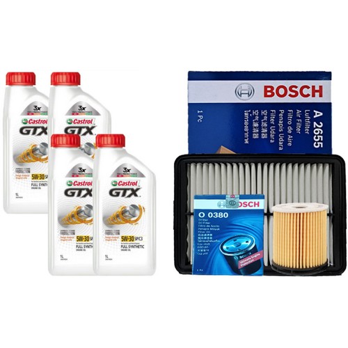 캐스트롤  GTX SP/C3 5W30 4L + 보쉬필터 기아 올뉴 K3 BD 1.6 가솔린