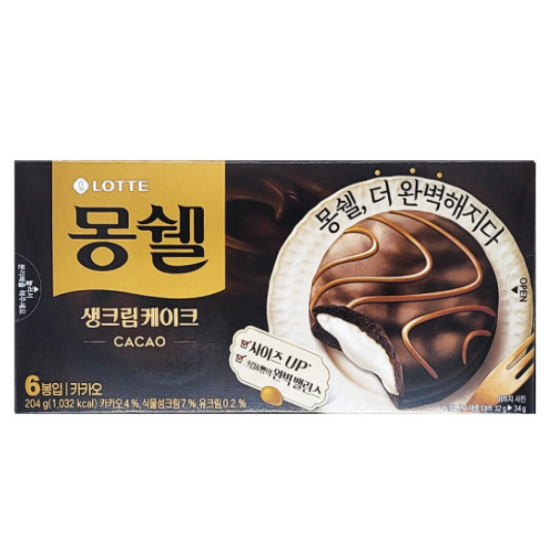 롯데제과  몽쉘 카카오 204g