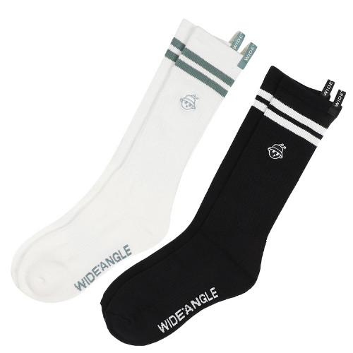 와이드앵글  숏 니삭스 화이트 WWU23S05