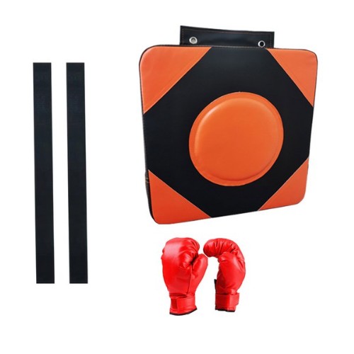 순잠  가정용 벽걸이 복싱 타겟 샌드백 + 2줄 백테이프 벨크로 + 글러브 세트