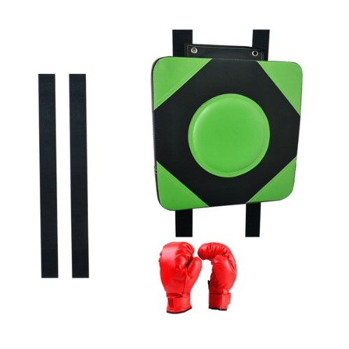 순잠  가정용 벽걸이 복싱 타겟 샌드백 + 2줄 백테이프 벨크로 + 글러브 세트