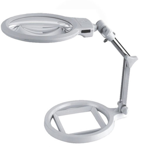 다담기 탁상형 고급 돋보기 스탠드형 확대경 접이식 돗보기