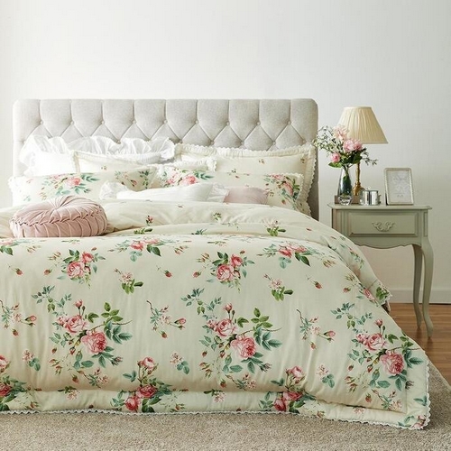 로라애슐리 마리아쥬 플라워 60수 면모달 이불커버