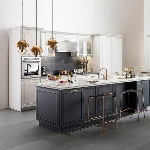 리바트  키친 7400G 피노누아 미스티 ㄱ자 멀티수납형