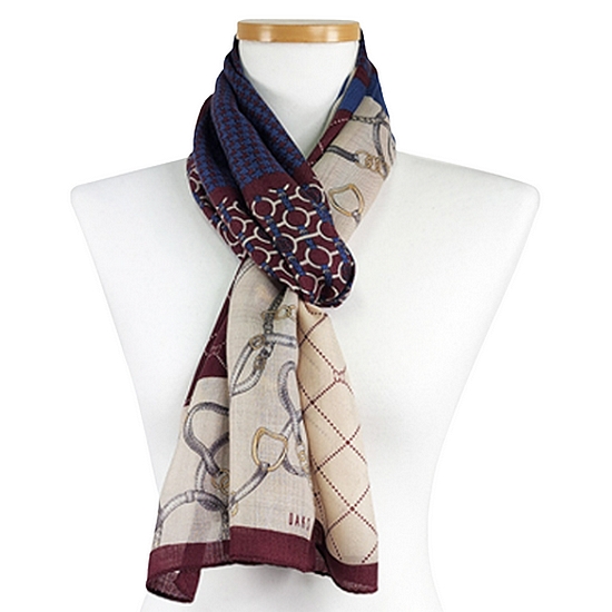 닥스 울 실크 스카프 FKU021