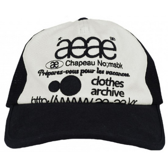  aeae Web Logo Mesh Cap (Black)