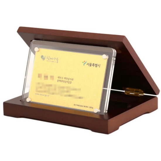 대한골드주식회사  카드명함 아크릴상패 1g