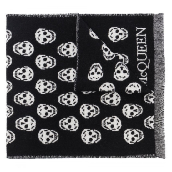 알렉산더맥퀸 리버시블 스컬 머플러 624425 3200Q 1078