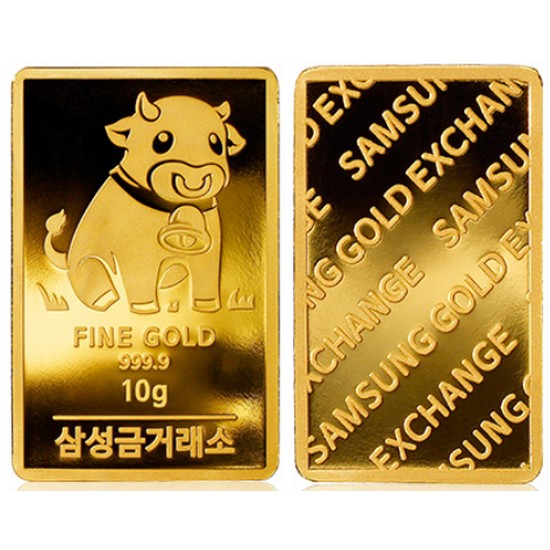 삼성금거래소  워낭 소 골드바 10g