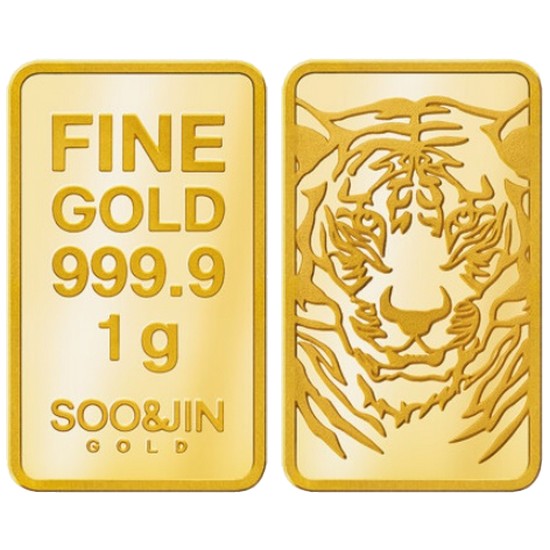 수앤진골드  호랑이 골드바 1g